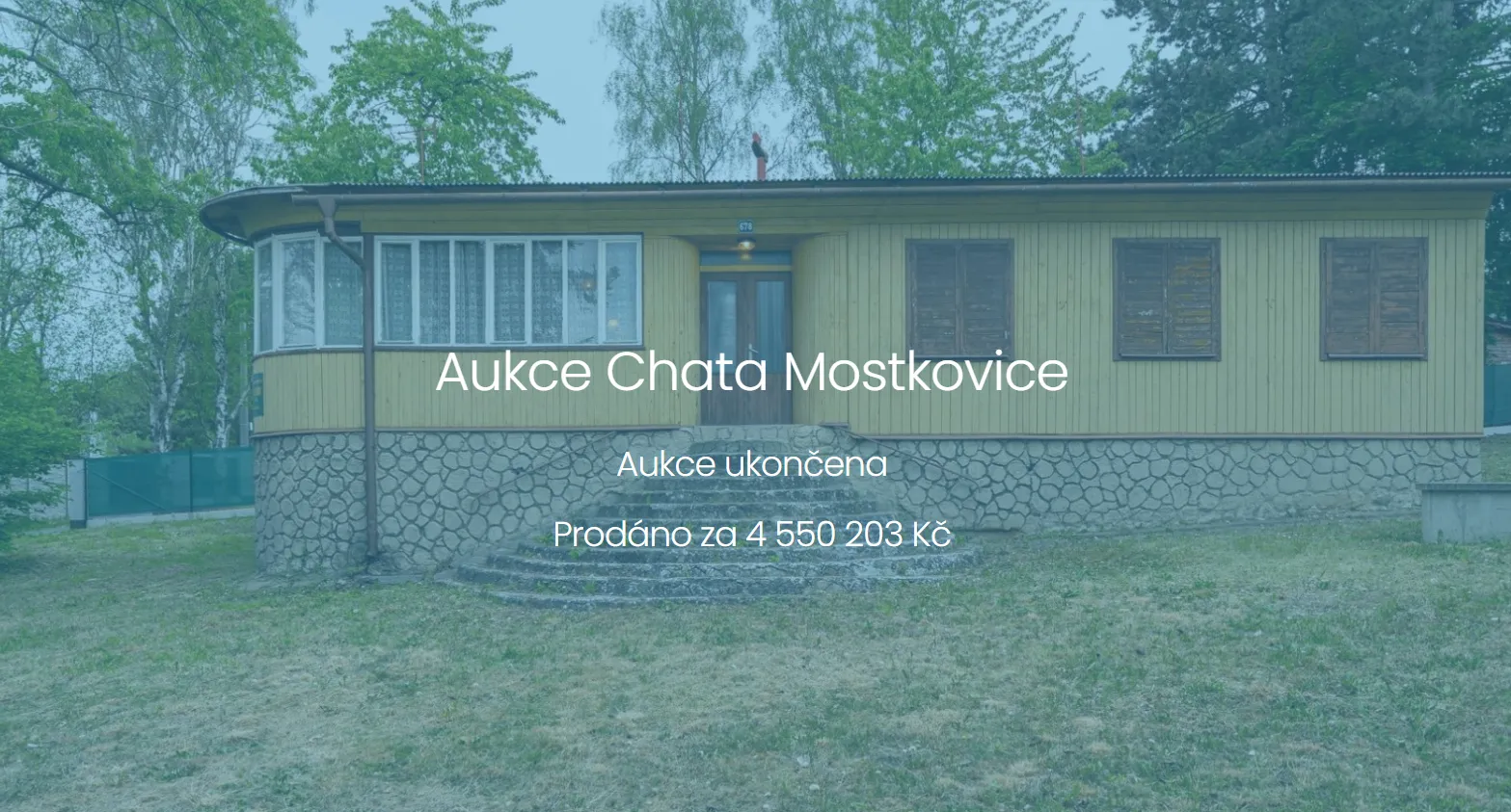 Aukce nemovitosti